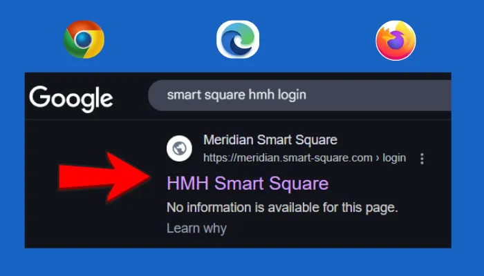 Smart square HMH official portal screenshot Smart square HMH official portal screenshot